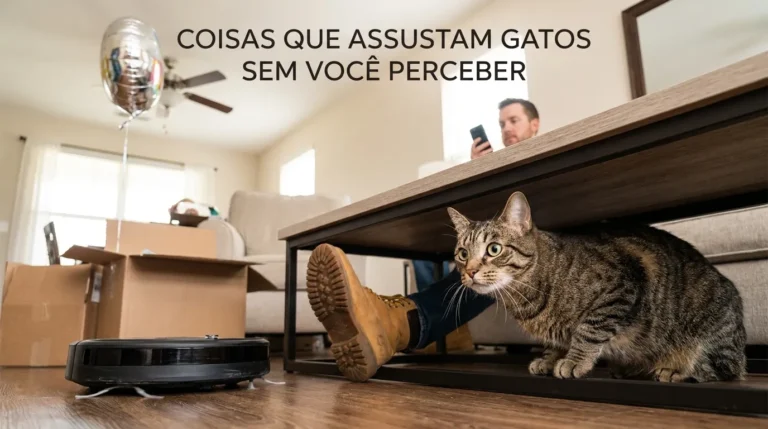 Coisas Que Assustam os Gatos Sem Você Perceber