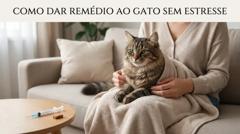 Como Dar Remédio Para Gato Sem Estresse