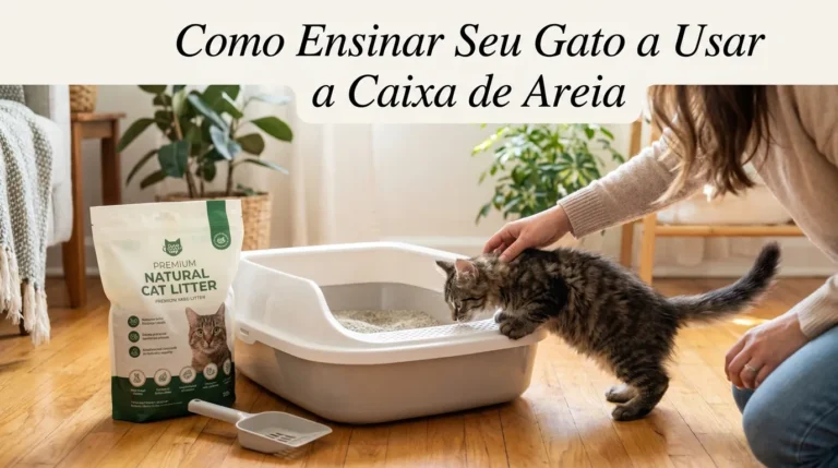 Como Ensinar o Gato a Usar a Caixa de Areia