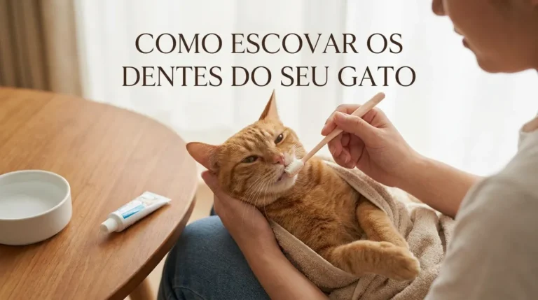 Como Escovar os Dentes do Gato