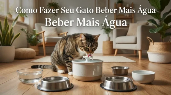 Como Fazer o Gato Beber Mais Água