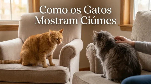 Como os Gatos Demonstram Ciúmes