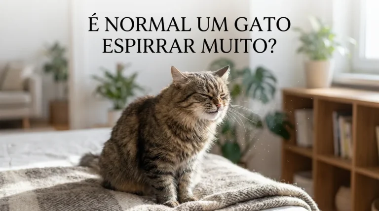 Gato Espirrando Muito é Normal?