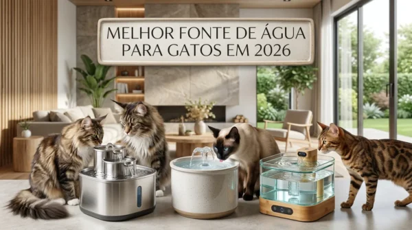 Melhor Fonte de Água Para Gatos em 2026