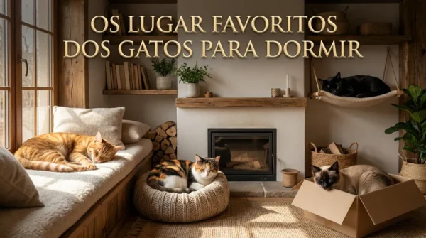 Os Lugares Favoritos dos Gatos Para Dormir