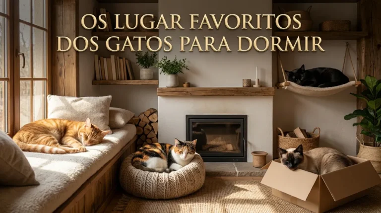 Os Lugares Favoritos dos Gatos Para Dormir