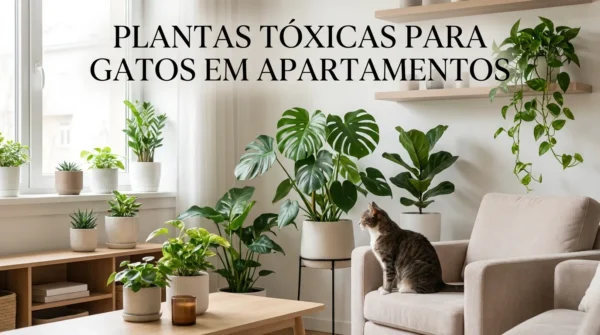 Plantas Tóxicas Para Gatos em Apartamento