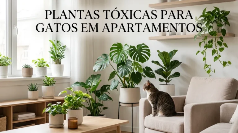 Plantas Tóxicas Para Gatos em Apartamento