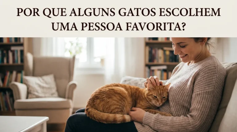 Por Que Alguns Gatos Escolhem Uma Pessoa Favorita?