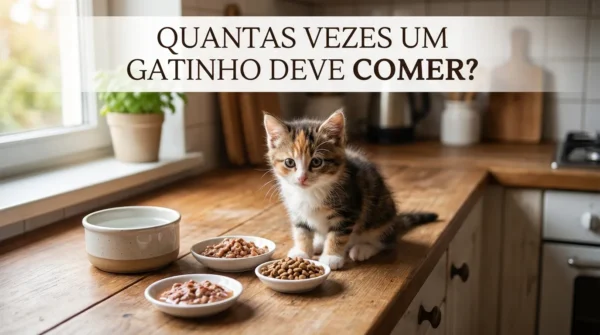 Quantas Vezes um Gato Filhote Deve Comer?