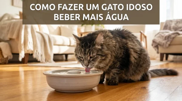 Como Fazer um Gato Idoso Beber Mais Água