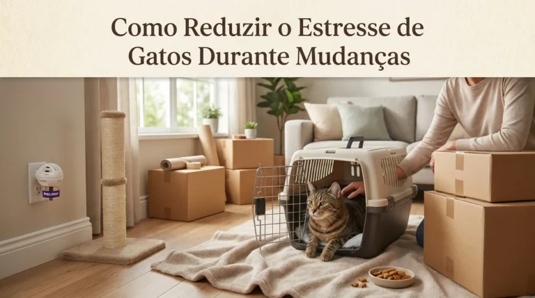 Como Reduzir o Estresse do Gato em Mudanças