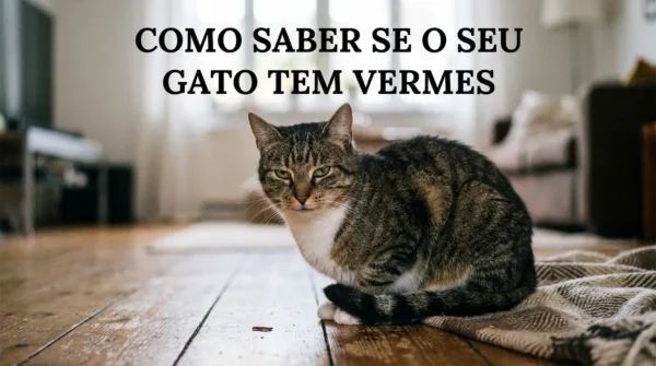 Como Saber se o Gato Está Com Vermes