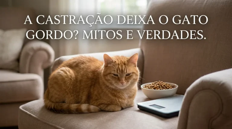 Gato Castrado Engorda? Mitos e Verdades