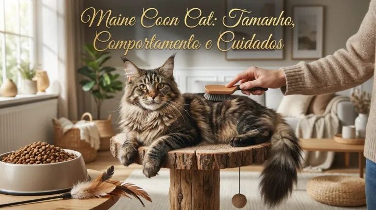 Gato Maine Coon: Tamanho, Comportamento e Cuidados