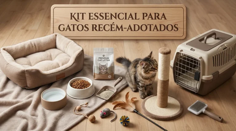 Kit Essencial Para Quem Acabou de Adotar um Gato