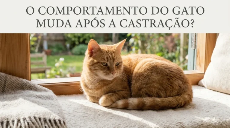 O Comportamento do Gato Muda Após a Castração?