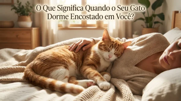 O Que Significa Quando o Gato Dorme Encostado em Você