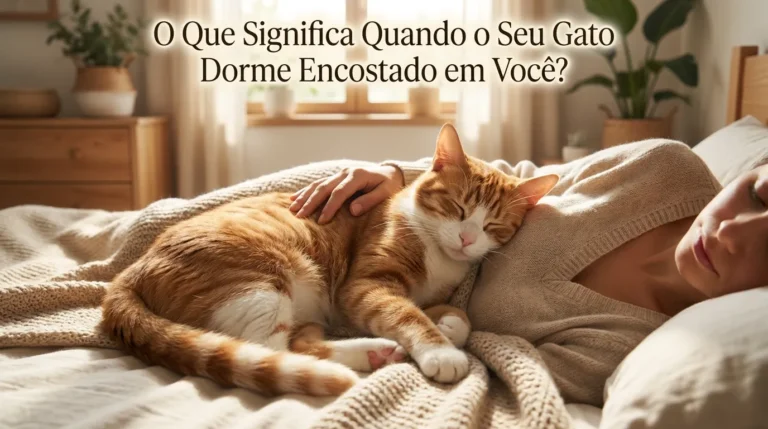 O Que Significa Quando o Gato Dorme Encostado em Você