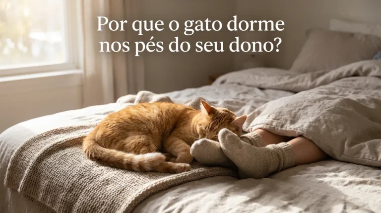 Por Que o Gato Dorme aos Pés do Dono?