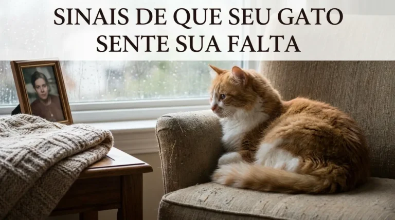 Sinais de Que Seu Gato Sente Sua Falta