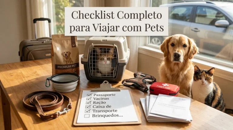 Checklist Completo para Viajar com Pets