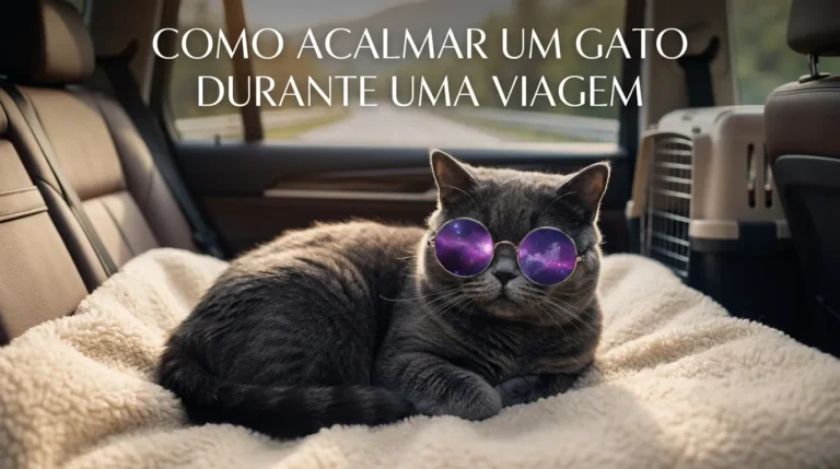 Como Acalmar um Gato Durante uma Viagem