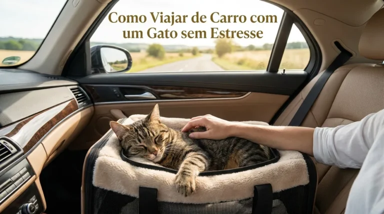 Como Viajar de Carro com um Gato sem Estresse