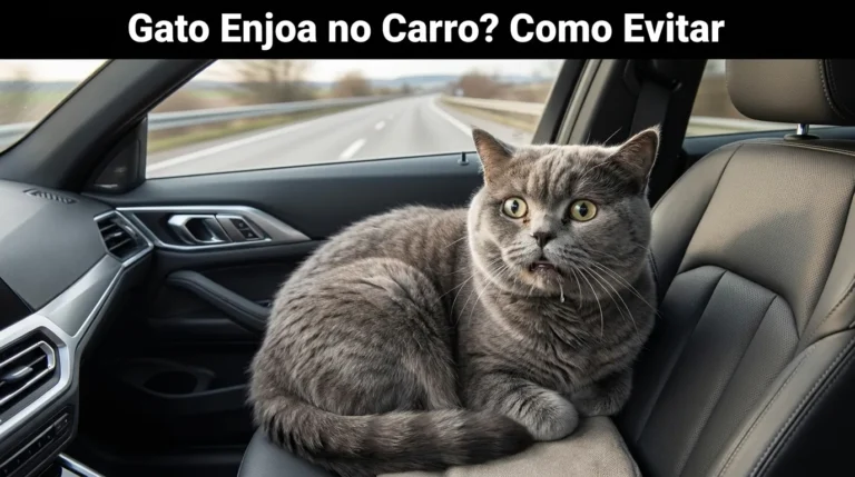 Gato Enjoa no Carro? Como Evitar