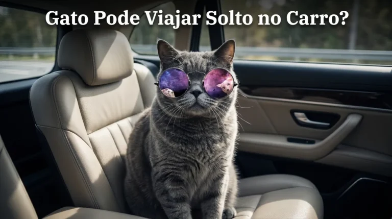 Gato Pode Viajar Solto no Carro?
