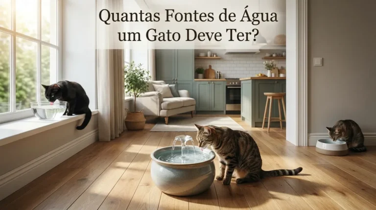 Quantas Fontes de Água um Gato Deve Ter?