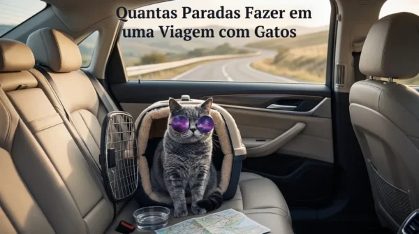 Quantas Paradas Fazer em uma Viagem com Gatos