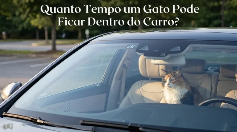 Quanto Tempo um Gato Pode Ficar Dentro do Carro?