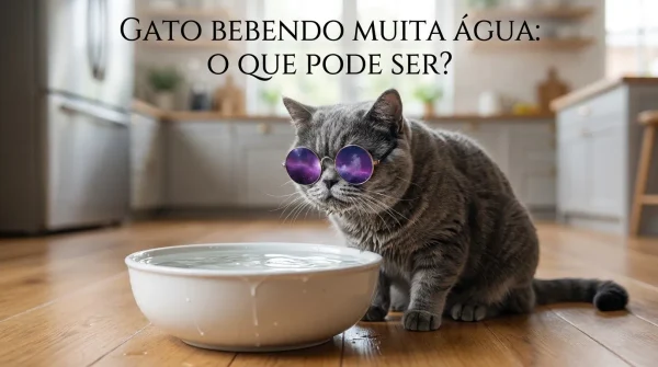 Gato Bebendo Muita Água O Que Pode Ser