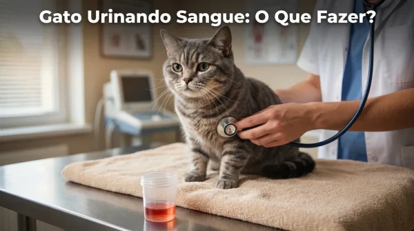 Gato Fazendo Xixi com Sangue O Que Fazer